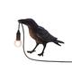 Creative Bird Movable Wall Lamp,Eight Styles Of Two-color Bird Resin Crow Desk Lamp Bedside Light Wall Sconce,White/Black Living Room Corridor Contemporary Romantic Modern Lamp for Decorative Home (F)