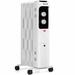 Costway 1500W Oil Filled Portable Radiator Space Heater with Adjustable Thermostat-White