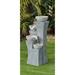 Wrought Studio™ Nimue Fiberglass/Resin Four-Tiered Modern-Style Water Fountain | 28.1 H x 11.8 W x 11.6 D in | Wayfair