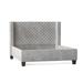 My Chic Nest Bren Standard Bed Upholstered/Velvet/Polyester/Faux leather/Cotton/Linen | 60 H x 84 W x 87 D in | Wayfair 552-107-1160-K