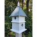 Darby Home Co Shannen 27 in x 11 in x 11 in Birdhouse Plastic/Metal in Blue | 27 H x 11 W x 11 D in | Wayfair 33DFE6CF49C34EBDBA6DA8A034FE7916