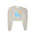 Sweatshirt: Gray Solid Tops - Kids Boy's Size Small