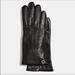 Coach Accessories | Coach Classic Black Leather Gloves | Color: Black | Size: 6.5