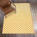 Yellow 60 x 0.25 in Area Rug - My Magic Carpet Yanis/Gold Geometric Flatweave Area Rug Polyester | 60 W x 0.25 D in | Wayfair 340467WEB