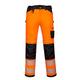 Portwest PW3 Hi-Vis Work Trouser, Size: 4One Size, Colour: Orange/Black, PW340OBR40