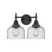 Innovations Lighting Bruno Marashlian Caden 17 Inch 2 Light Bath Vanity Light - 447-2W-BK-G74