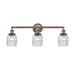 Innovations Lighting Bruno Marashlian Colton 32 Inch 3 Light Bath Vanity Light - 205AC-BPBK-HRBK-G302