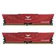 TEAMGROUP T-Force Vulcan Z DDR4 32GB Kit (2x16GB) 3600MHz (PC4 28800) CL18 Desktop Arbeitsspeicher RAM TLZRD432G3600HC18JDC01 - Rot