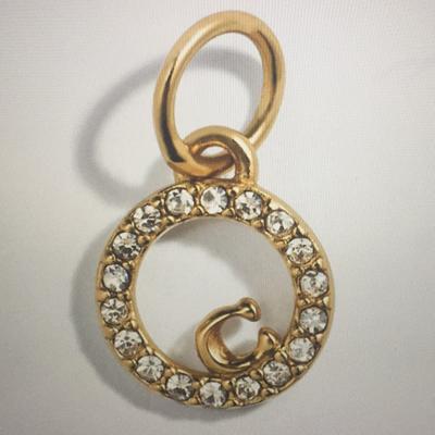 Coach Accessories | Coach Collectible Eternity Circle Pave Charm (Nwt) | Color: Gold | Size: Os