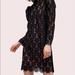 Kate Spade Dresses | Kate Spade Spade Lace Mini Dress In Black | Color: Black/Cream | Size: 2