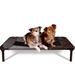 Comfort Cot Gray Elevated Bed, 28.9" L X 19.7" W X 7.5" H, Small