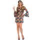 (9905122) Adult Ladies 60's Groovy Hippy Woman Costume Dress (Extra Large)