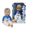 Cicciobello - Polar Bear Doll is ready for winter with a soft and warm onesie, with pacifier to calm him when crying, 42 cm, for girls from 2 years, CCB74000, Giochi Preziosi