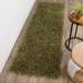 Green 27 x 2 in Indoor Area Rug - Ebern Designs Addisson Shag Rug Polyester | 27 W x 2 D in | Wayfair 53095C4DCB8C493AA6E5CAED8189C578