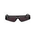 Ski Rectangle Sunglasses - Black - Balenciaga Sunglasses