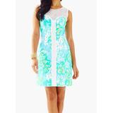 Lilly Pulitzer Dresses | Lilly Pulitzer Sofia Lace-Shift Dress | Color: Blue/Green | Size: 4