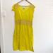 Anthropologie Dresses | Hd In Paris Anthropologie Yellow Semi Sheer Dress | Color: Yellow | Size: 12