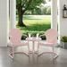 Hashtag Home Burley Metal 2 - Person Seating Group Metal in Pink | Outdoor Furniture | Wayfair 99497336C37149139391DA470011D24F