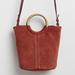 J. Crew Bags | J. Crew Nwt Suede Bracelet Bucket Bag | Color: Gold/Red | Size: Os