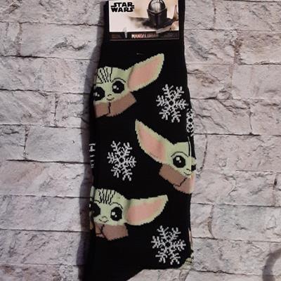 Disney Underwear & Socks | Baby Yoda/The/Child/Grogu Socks | Color: Black/Green | Size: Os