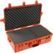 Pelican 1605AirWF Hard Carry Case with Foam Insert (Orange) 016050-0001-150