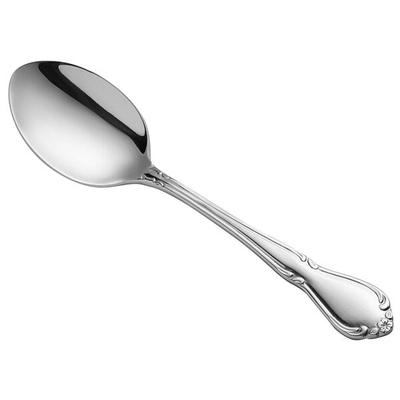 Acopa Blair 7" 18/8 Stainless Steel Extra Heavy Weight Dinner / Dessert Spoon - 12/Case