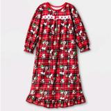 Disney Pajamas | Disney Minnie Mouse Holiday Nightgown | Color: Black/Red | Size: 2tg