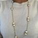 J. Crew Jewelry | Jcrew Pearl Beads With Crystals Necklace | Color: Gold/White | Size: Os