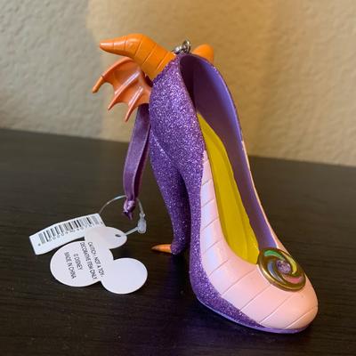 Disney Holiday | Disney Figment Runway Shoe Ornament | Color: Orange/Purple | Size: Os