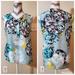 J. Crew Tops | J. Crew Floral Silk Blouse | Color: Blue/Green | Size: S