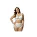 Plus Size Women's Stretch Lace Softcup Bra by Elila in Ivory (Size 38 G)