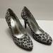 Nine West Shoes | Like New - 9 West Cheetah Print Heels | Color: Gray | Size: 8.5