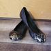 J. Crew Shoes | J Crew Size 8 Womans Sequin Toe Ballet Flats Black | Color: Black | Size: 8