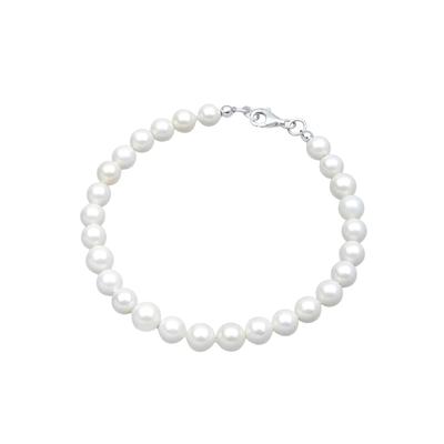 Elli Muschelkernperlen Schimmernd 925 Sterling Silber 21 Damen Image