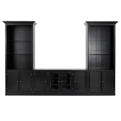 Tuscan 3-Piece Large Media Group - Black - Ballard Designs