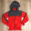 Nike Jackets & Coats | Boys Nike Windbreaker Jacket Hoodie | Color: Gray/Red | Size: 6b