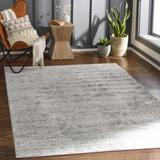 Bavon 8'11" x 12'4" Modern Farmhouse Moroccan Dark Gray/Arctic Stone/Dark Gray/Nutmeg/Smoke/Medium Gray/Medium Brown/Gray Area Rug - Hauteloom