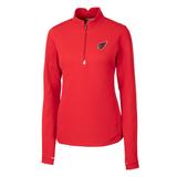 Women's Cutter & Buck Cardinal Arizona Cardinals Traverse Half-Zip Pullover Jacket