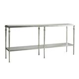 Lillian August Tria 72" Console Table Mirrored/Metal in Brown/White | 33 H x 72 W x 16 D in | Wayfair LA93331-01