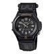 Casio FT500WC-1BV Men's Forester Illuminator LED Light Black Dial Velcro Band Analog Watch