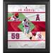 Jo Adell Los Angeles Angels Framed 15" x 17" Stitched Stars Collage