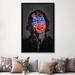 East Urban Home Joker Neon by Octavian Mielu - Painting Print Canvas/Metal in Black | 60 H x 40 W x 1.5 D in | Wayfair