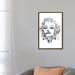 East Urban Home Marilyn Monroe by Octavian Mielu - Painting Print Canvas in Gray | 26 H x 18 W x 1.5 D in | Wayfair