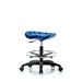 Inbox Zero Tractor Height Adjustable Lab Stool Plastic/Metal in Blue | 29 H x 25 W x 25 D in | Wayfair 390D02BD642A48C2B3E01E9131766D31