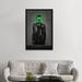 East Urban Home The Son of Man by Octavian Mielu - Painting Print Canvas/Metal in Black/Gray | 48 H x 32 W x 1.5 D in | Wayfair