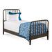 Birch Lane™ Alleghany Solid Wood Low Profile Standard Bed Wood in Gray/Black | 52 H x 43 W in | Wayfair B42303018EB2435CA20AB0DFBD230D6F