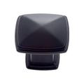 JVJ Hardware Newport 1 1/4" Length Square Knob in Black | 1.2598 H x 1.2598 W in | Wayfair 40214