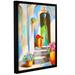 Fleur De Lis Living 'Tuscan Morning Stillness' - Floater Frame Painting Print on Canvas in White | 48 H x 36 W x 2 D in | Wayfair