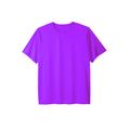 Men's Big & Tall No Sweat Crewneck Tee by KingSize in Electric Purple (Size 5XL)