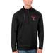 Men's Antigua Black Texas Tech Red Raiders Big & Tall Generation Quarter-Zip Pullover Jacket